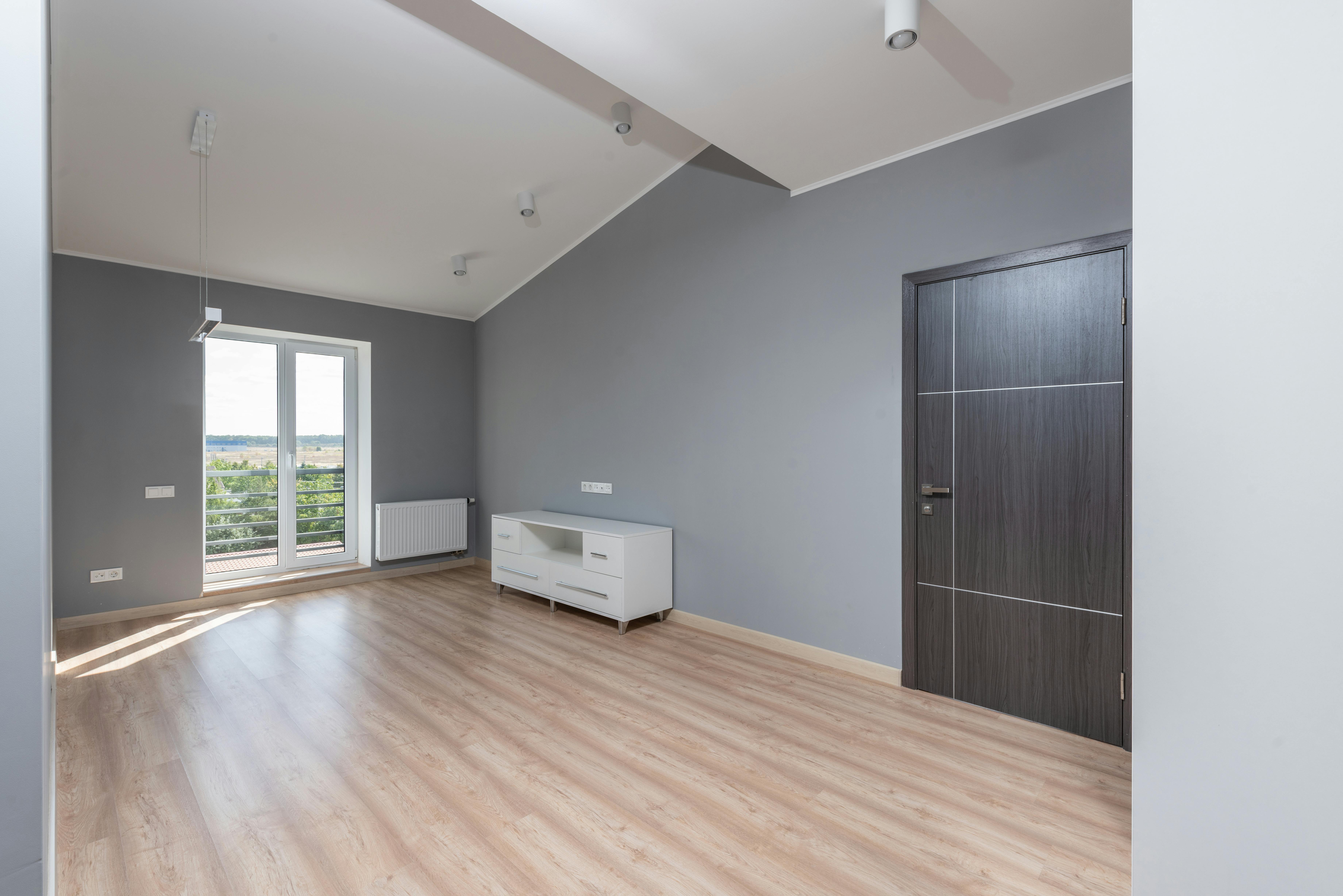 Image of a sleek commercial office interior design